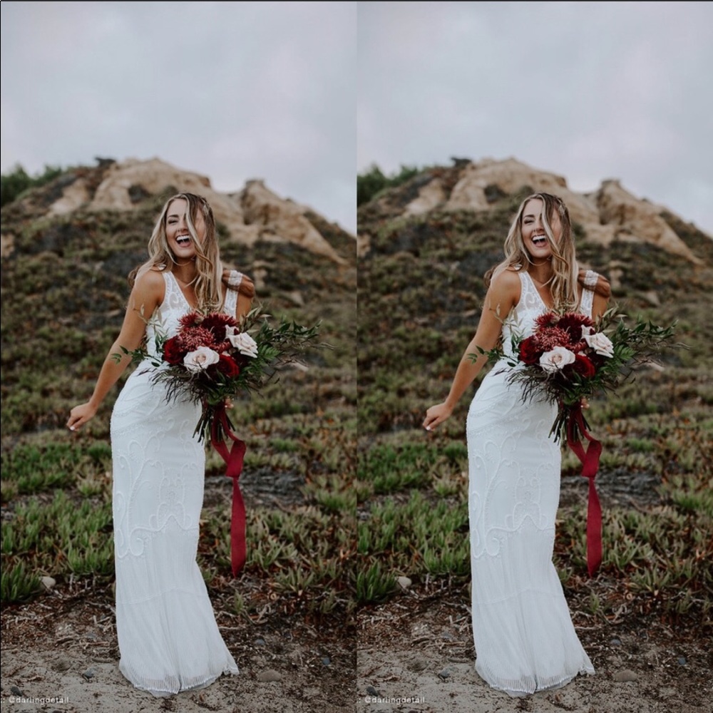 Anthropologie x BHLDN Sorrento Embellished Dress